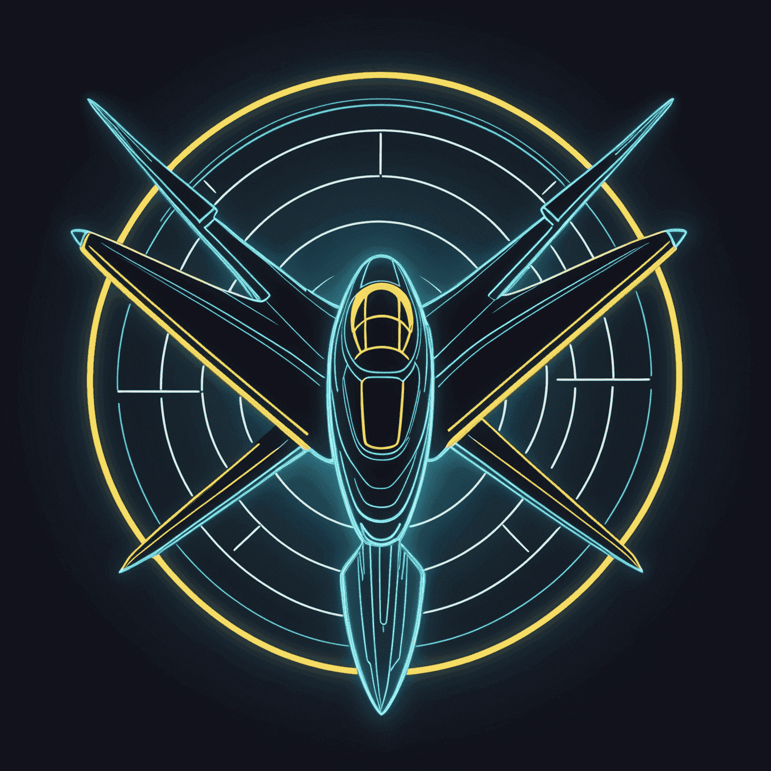 AviaAll logo featuring a stylized aircraft with neon accents